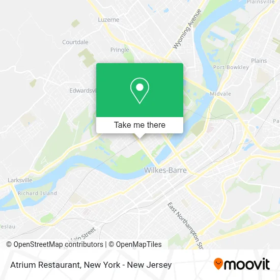 Atrium Restaurant map