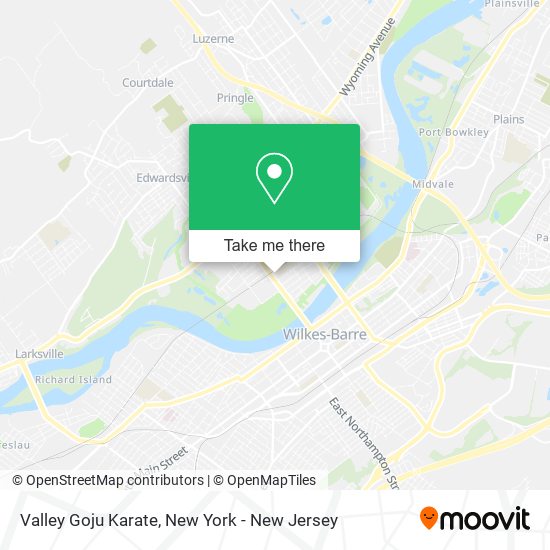 Valley Goju Karate map