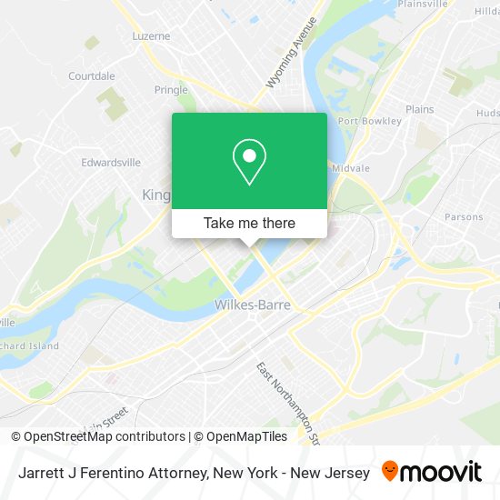 Mapa de Jarrett J Ferentino Attorney