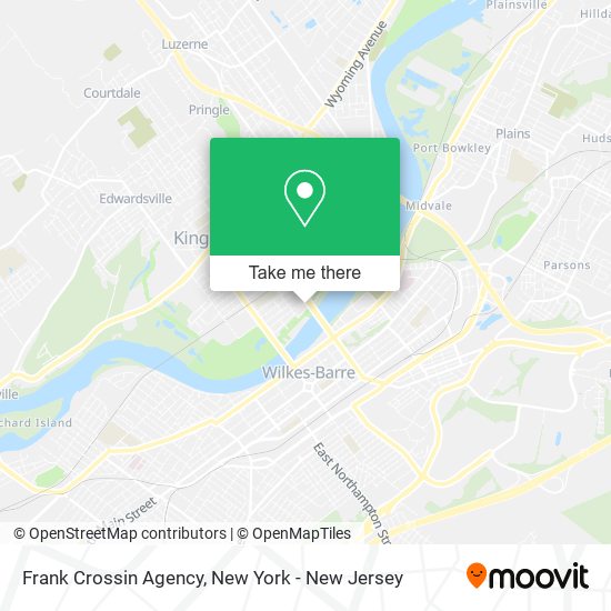 Mapa de Frank Crossin Agency