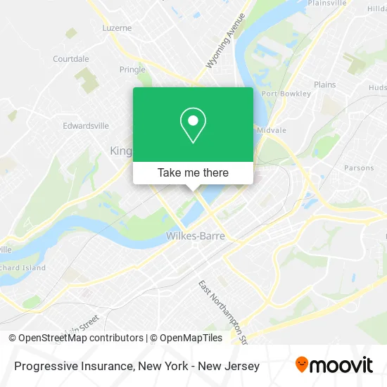 Progressive Insurance map