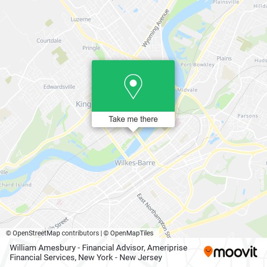 William Amesbury - Financial Advisor, Ameriprise Financial Services map
