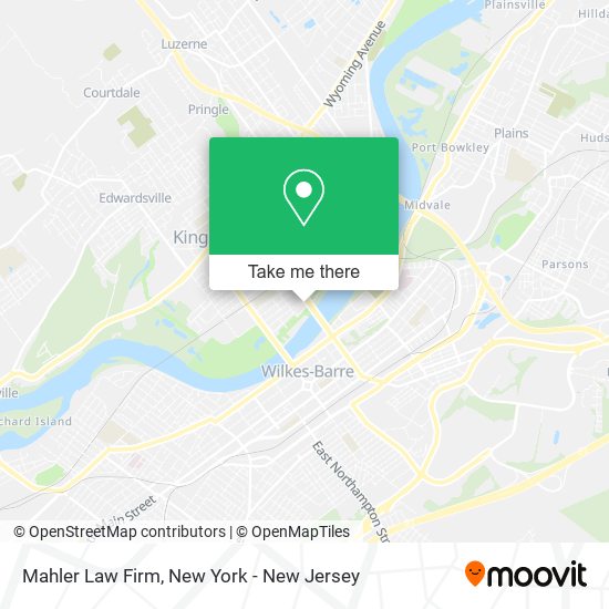 Mahler Law Firm map