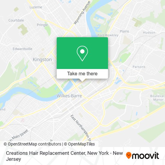 Mapa de Creations Hair Replacement Center