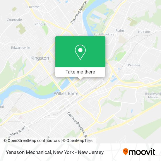 Mapa de Yenason Mechanical