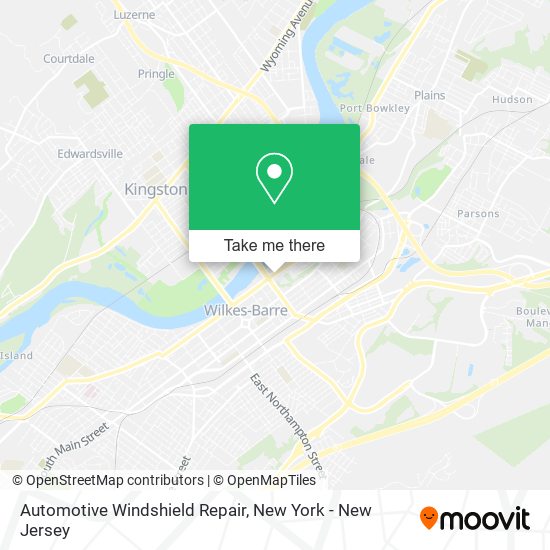 Automotive Windshield Repair map