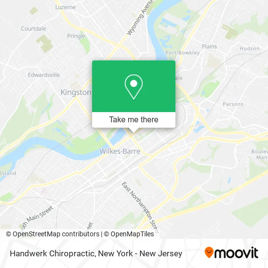 Handwerk Chiropractic map