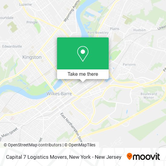 Capital 7 Logistics Movers map
