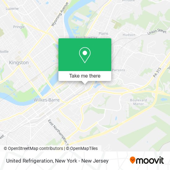 Mapa de United Refrigeration