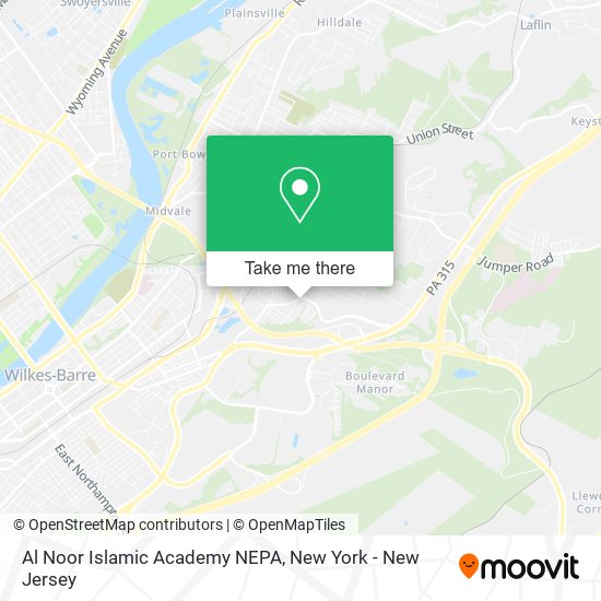 Al Noor Islamic Academy NEPA map