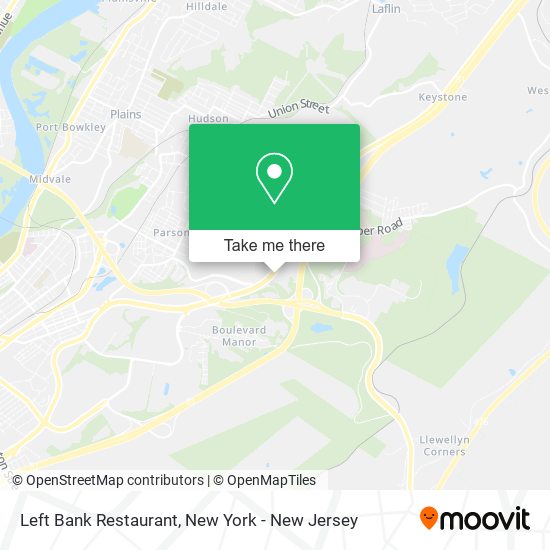 Left Bank Restaurant map