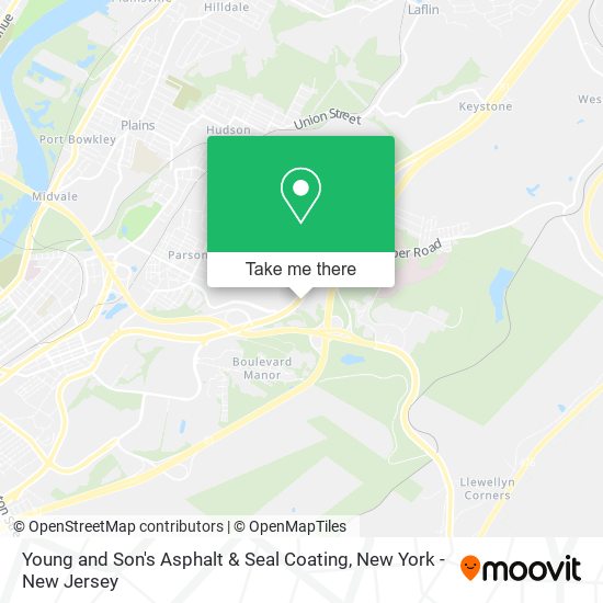 Young and Son's Asphalt & Seal Coating map