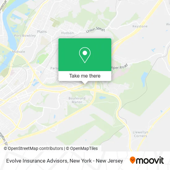 Evolve Insurance Advisors map