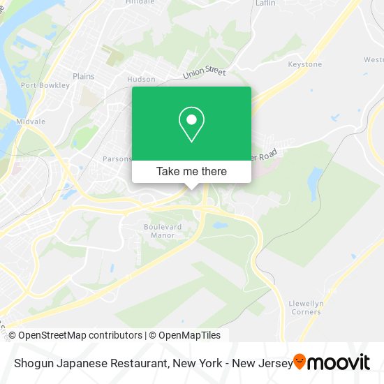 Mapa de Shogun Japanese Restaurant
