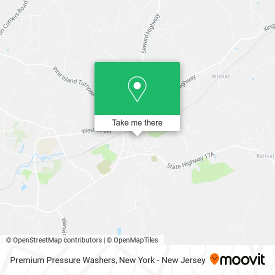 Premium Pressure Washers map