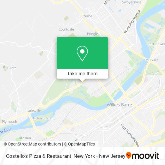 Costello's Pizza & Restaurant map