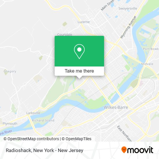 Radioshack map