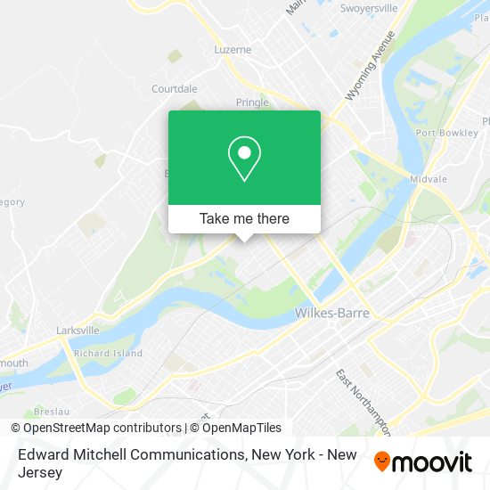 Edward Mitchell Communications map
