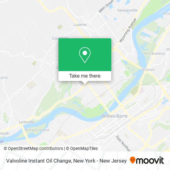 Valvoline Instant Oil Change map