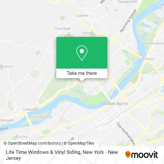 Life Time Windows & Vinyl Siding map