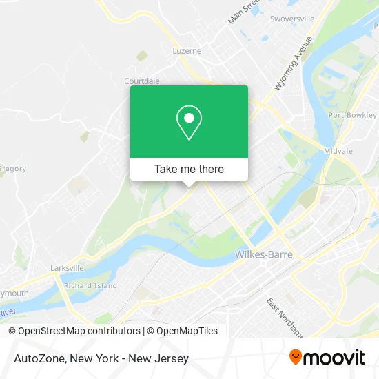 AutoZone map