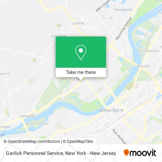 Gavlick Personnel Service map