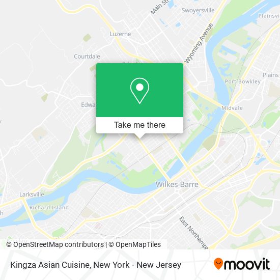 Mapa de Kingza Asian Cuisine