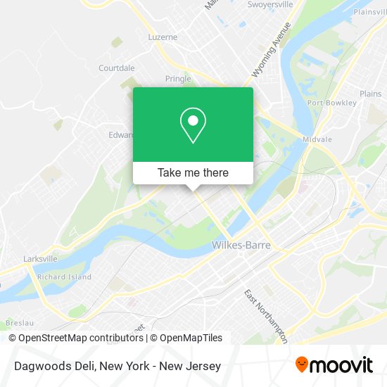 Mapa de Dagwoods Deli