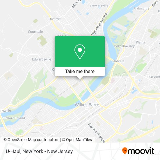 U-Haul map