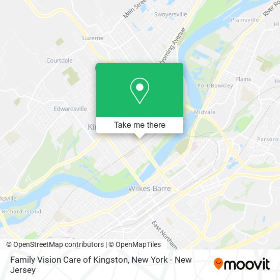 Family Vision Care of Kingston map
