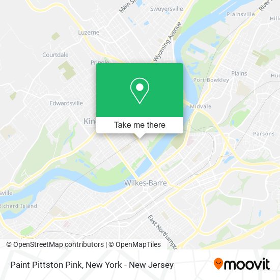 Mapa de Paint Pittston Pink