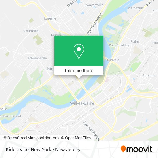 Kidspeace map