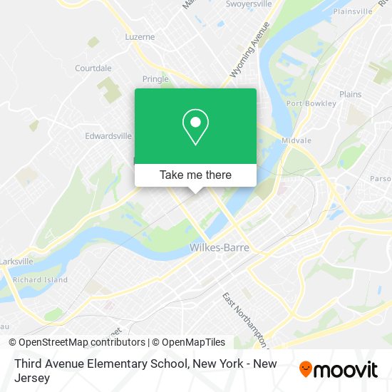Third Avenue Elementary School map
