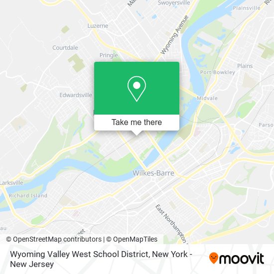 Wyoming Valley West School District map