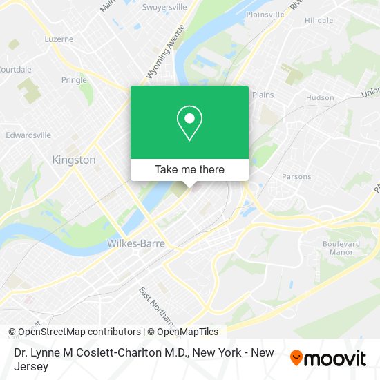 Dr. Lynne M Coslett-Charlton M.D. map