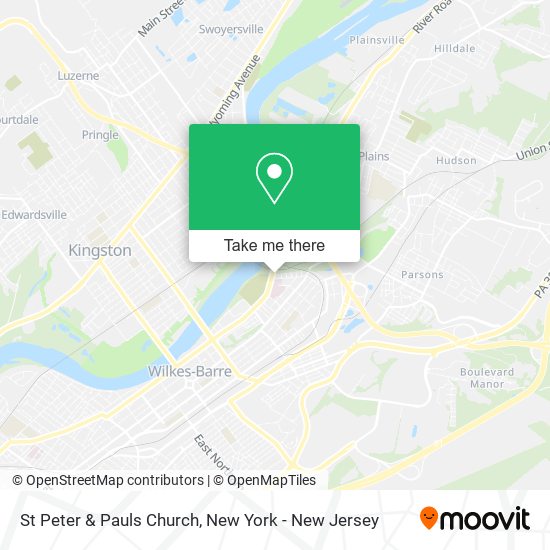 St Peter & Pauls Church map