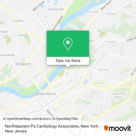 Mapa de Northeastern Pa Cardiology Associates