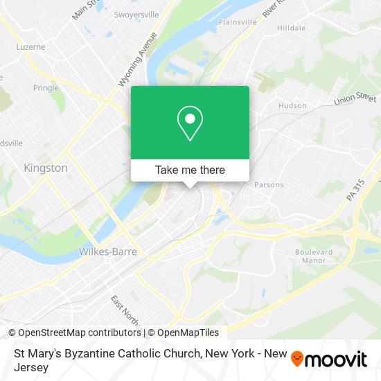 St Mary's Byzantine Catholic Church map