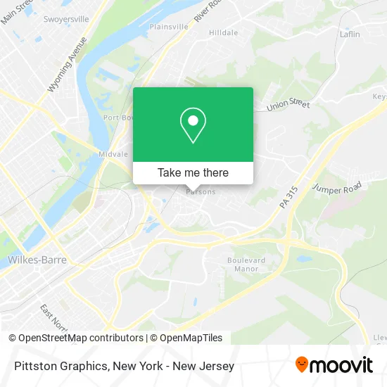 Pittston Graphics map