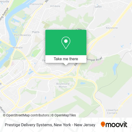 Prestige Delivery Systems map