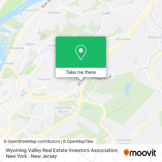 Mapa de Wyoming Valley Real Estate Investors Association