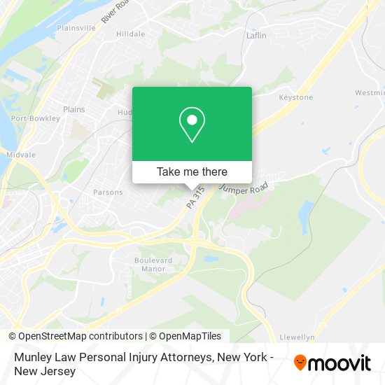 Munley Law Personal Injury Attorneys map
