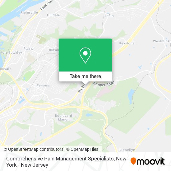 Mapa de Comprehensive Pain Management Specialists