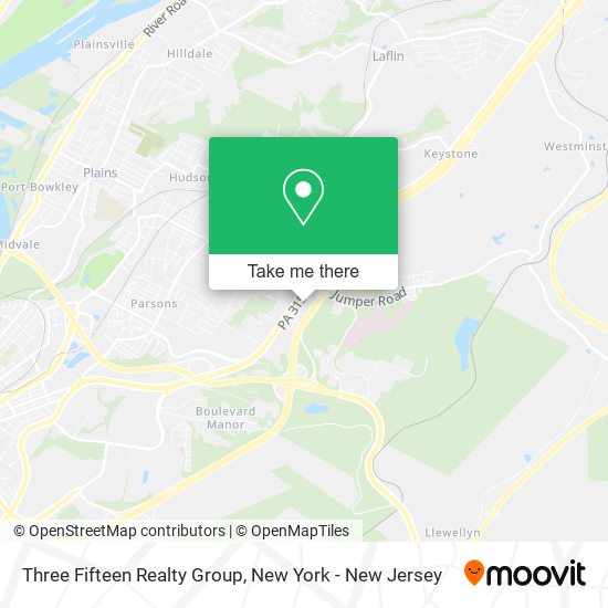 Mapa de Three Fifteen Realty Group