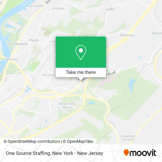 One Source Staffing map