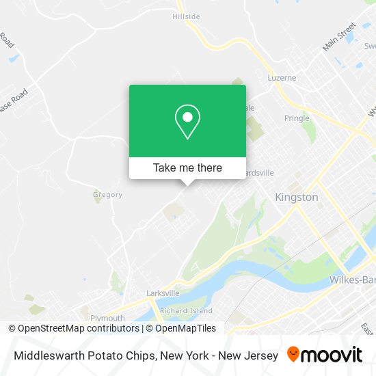 Middleswarth Potato Chips map