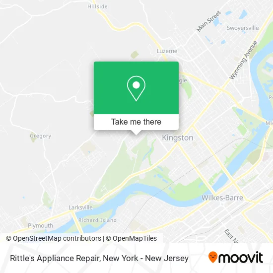 Rittle's Appliance Repair map