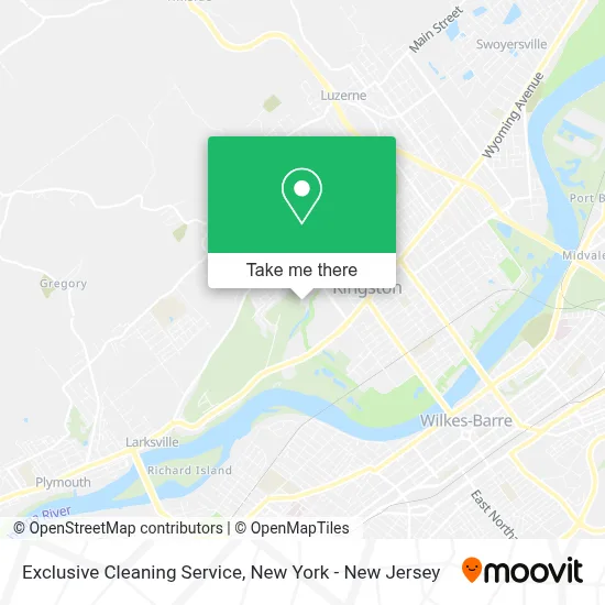 Exclusive Cleaning Service map
