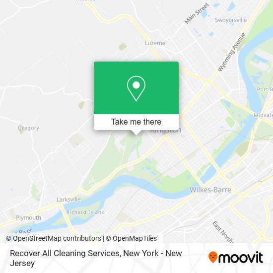 Recover All Cleaning Services map