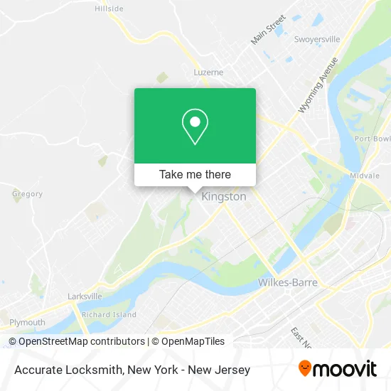 Accurate Locksmith map